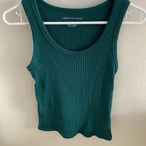american eagle emerald green tank top-s